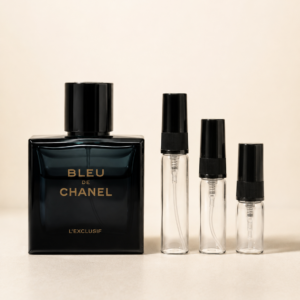 Chanel Bleu de Chanel L’Exclusif -pullo ja 2, 3 ja 5 ml tuoksunäytteet