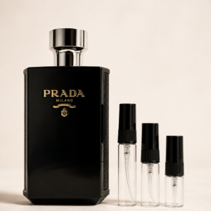 Prada L’Homme Intense -pullo ja 2, 3 ja 5 ml tuoksunäytteet